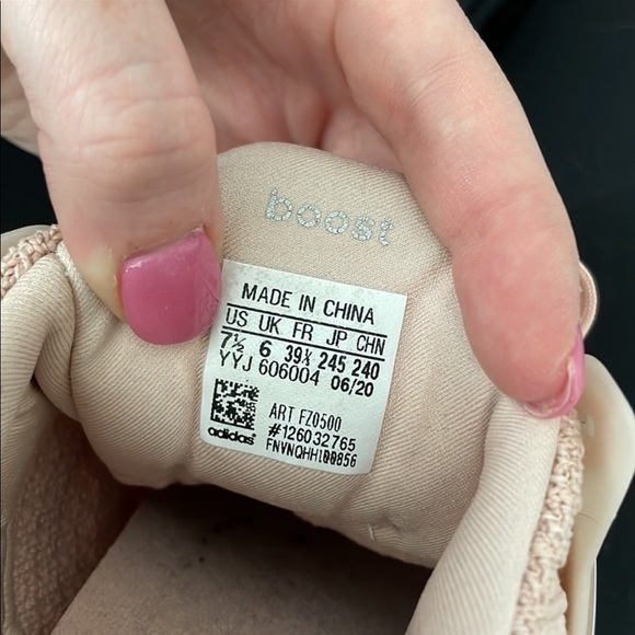 Pink Adidas Ultraboosts - Picture 3 of 5